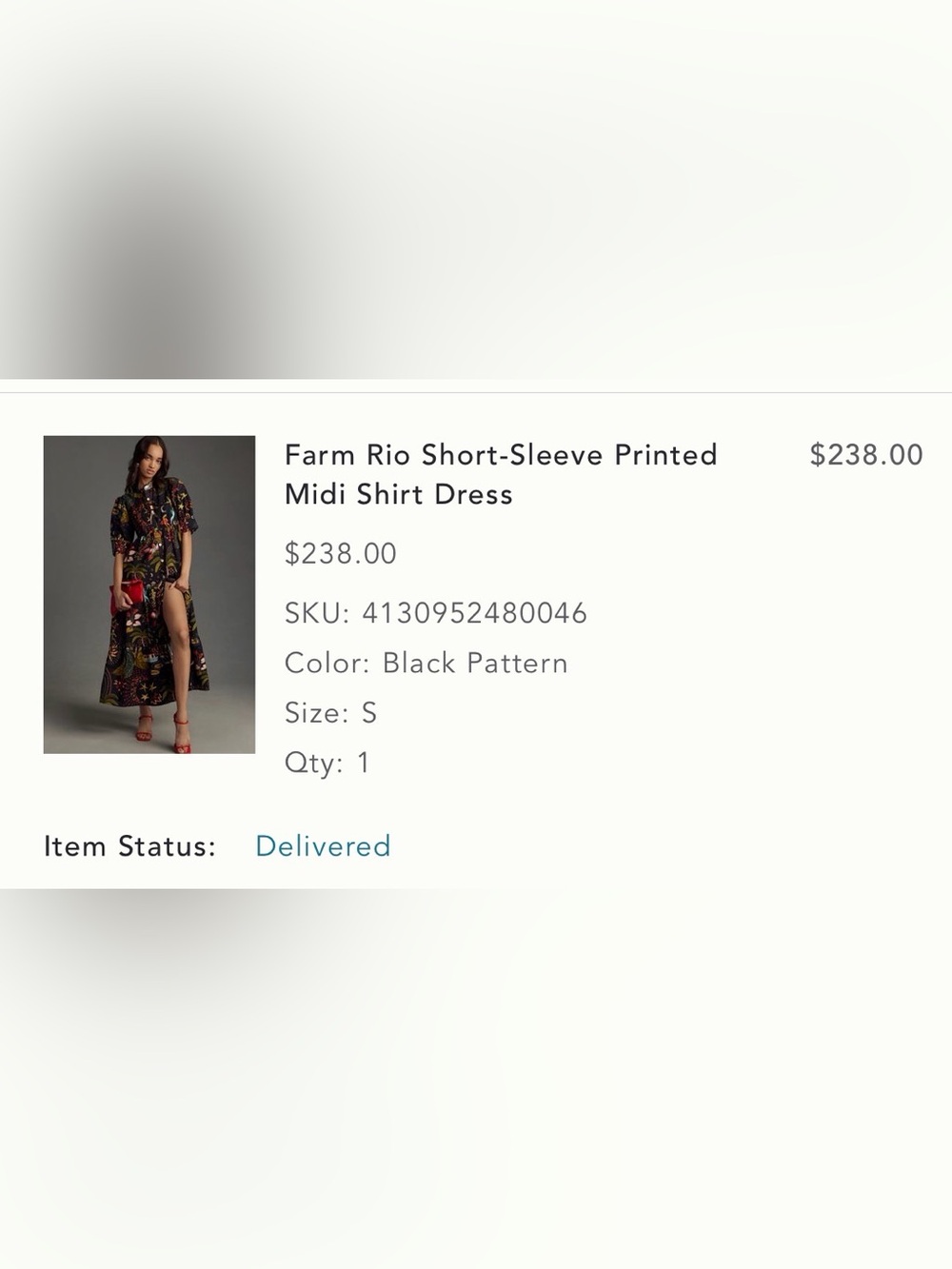 Farm Rio Short-Sleeve Printed Midi Shirt Dress - Picture 16 of 16